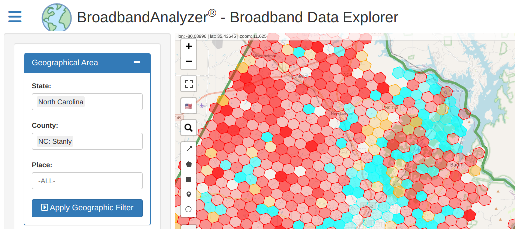 Broadband mapping software to help with BEAD and USDA Reconnect grants. Pricing for the improvement of digital equity, digital inclusion and internet access through broadband mapping and planning software.